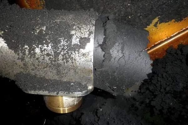 Moisture sensor in sewage sludge