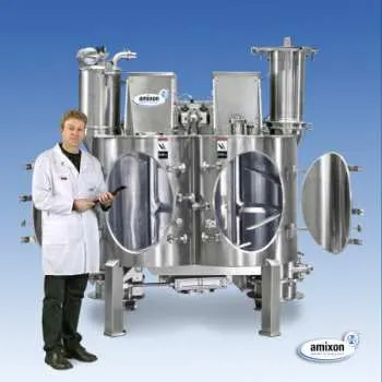Amixon vertical twin shaft mixer
